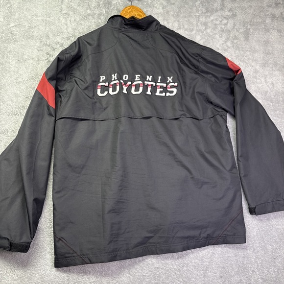 Arizona Coyotes Reebok Center Ice Black Phoenix NHL Jacket XXL‎ 2XL - Picture 1 of 8